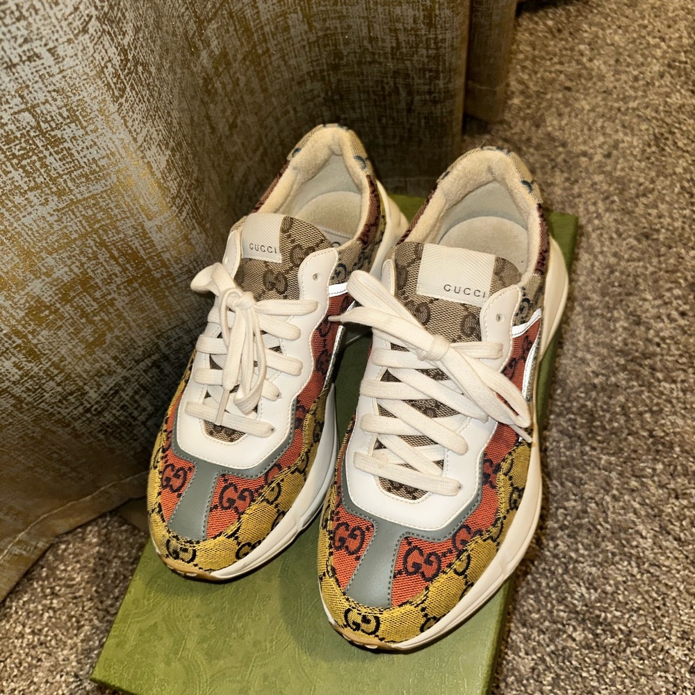 Gucci Womens Rhyton ‘GG Monogram - multi color’ - Picture 7 of 13